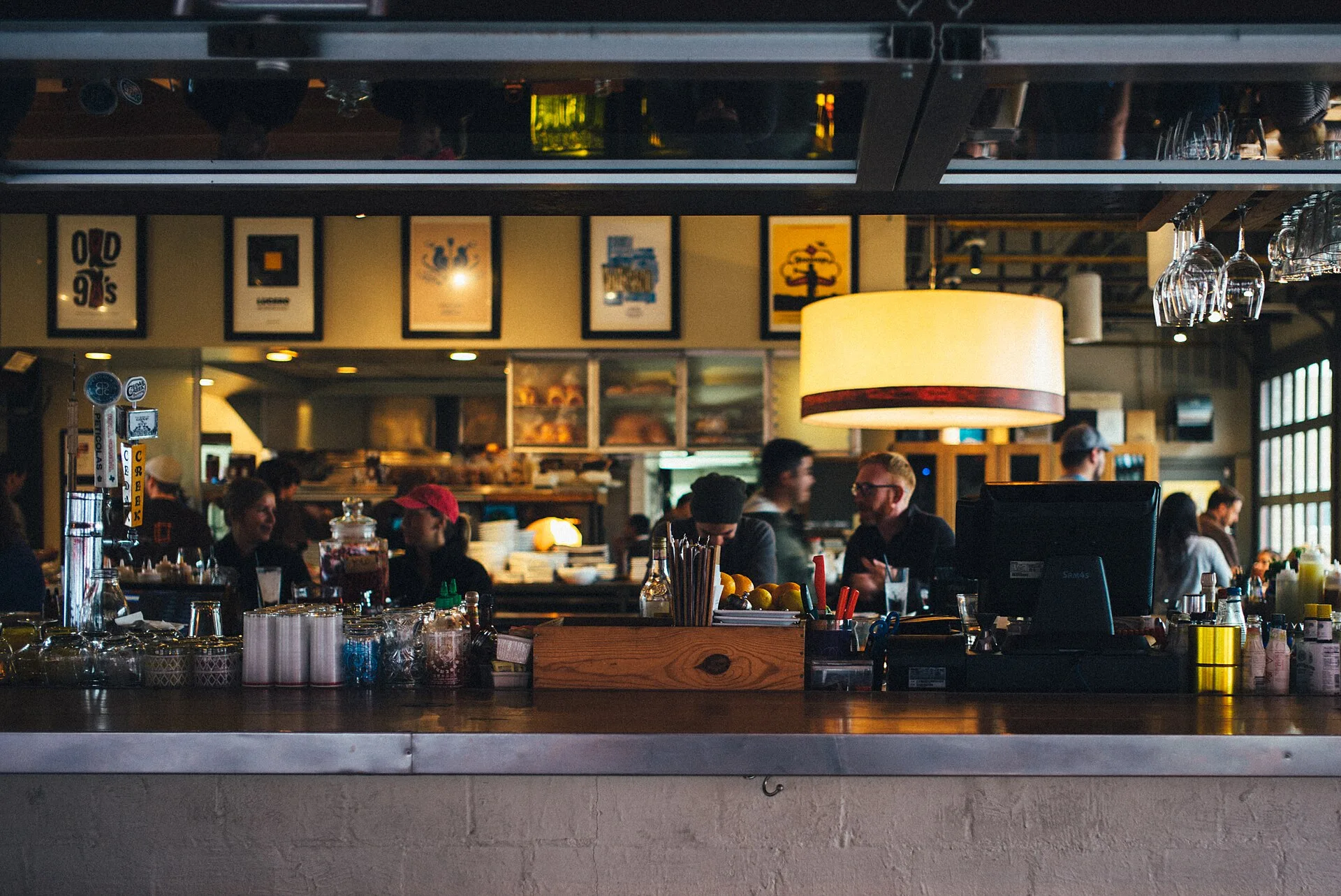 Comptoir de café (photo d'illustration)